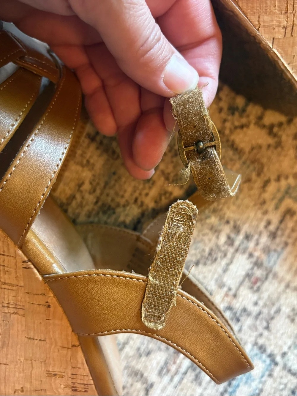 BareTraps wedge cork sandals, Women’s 8.5